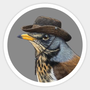 Fieldfare Sticker